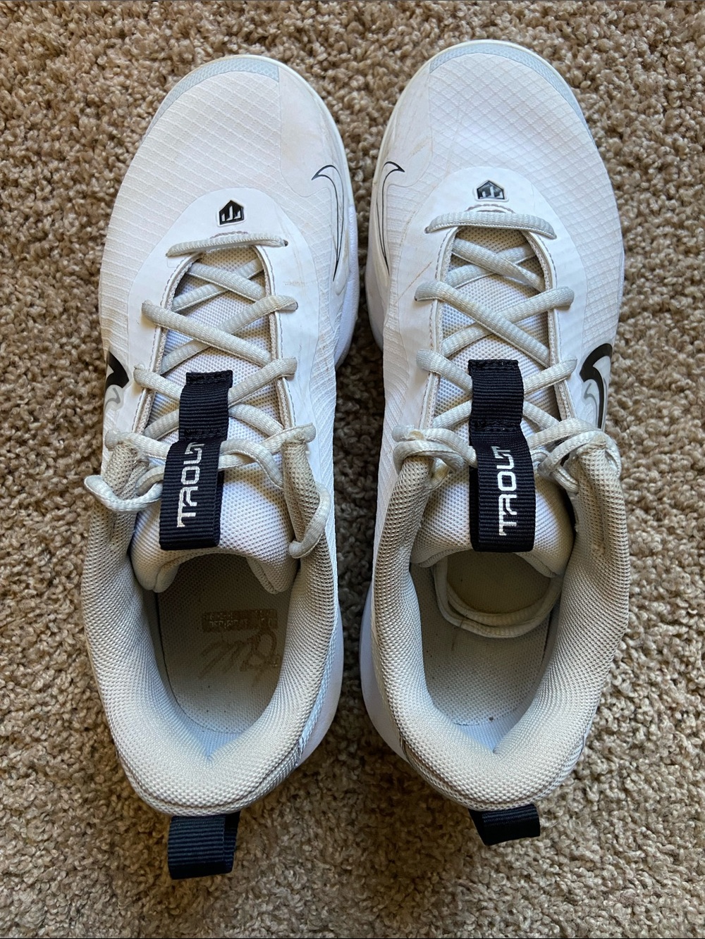 Nike Force Trout 9 Pro MCS Baseball Cleats | 6Y (Big Boy) | White